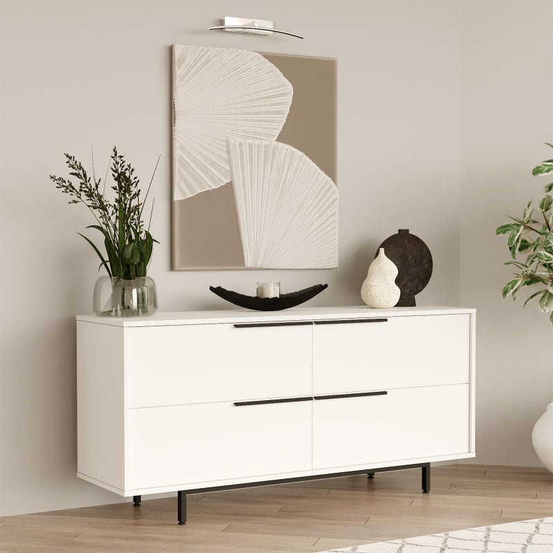 Home Canvas كونسول سنوفايل من هوم كانفاس، أبيض - Image 2